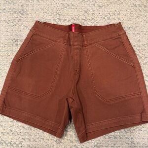 SPANX High Waist Brown Women's Shorts